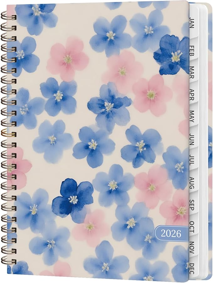 2026 Planner, Weekly and Monthly Calendar Planner Book, Jan 2026 - Dec 2026, Planning Agenda for Desk Accessories and School Supplies - A5 (6.3'' x 8.5'')