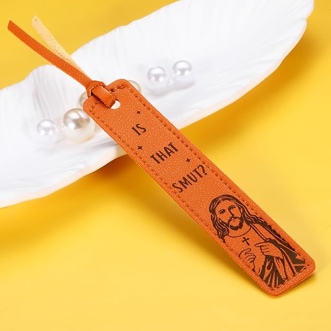 Funny Leather Bookmark for Women Men Christian Book Marker Gifts for Women Book Lovers Best Friend BFF Sister Reader Leather Gifts for Him Her Birthday Gift for Adults Teen Boys Girl