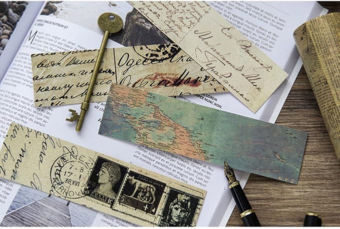 Vintage Style Bookmarks for Women Men, 30PCS (Retro Collection)
