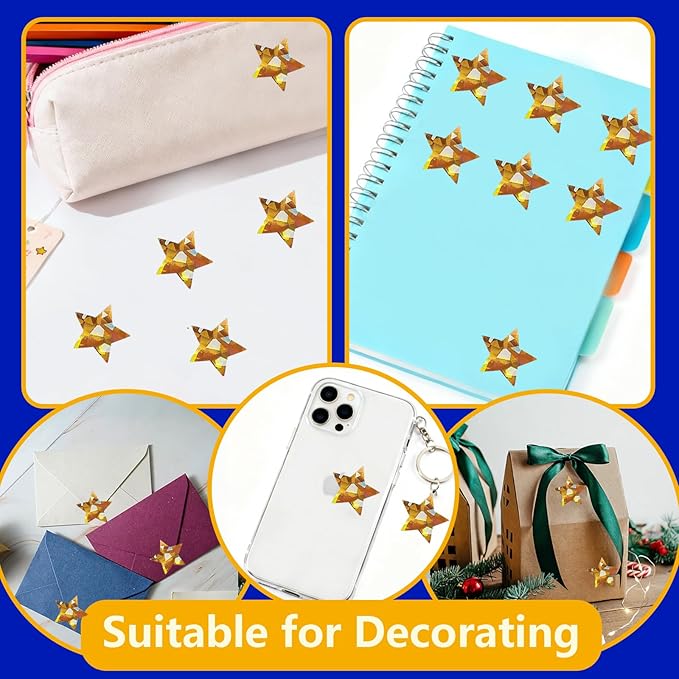 1500 Pcs 1.0Inch Gold Star Stickers for Kids Reward,Behavior Chart,School Classroom Student Teacher Supplies Gift