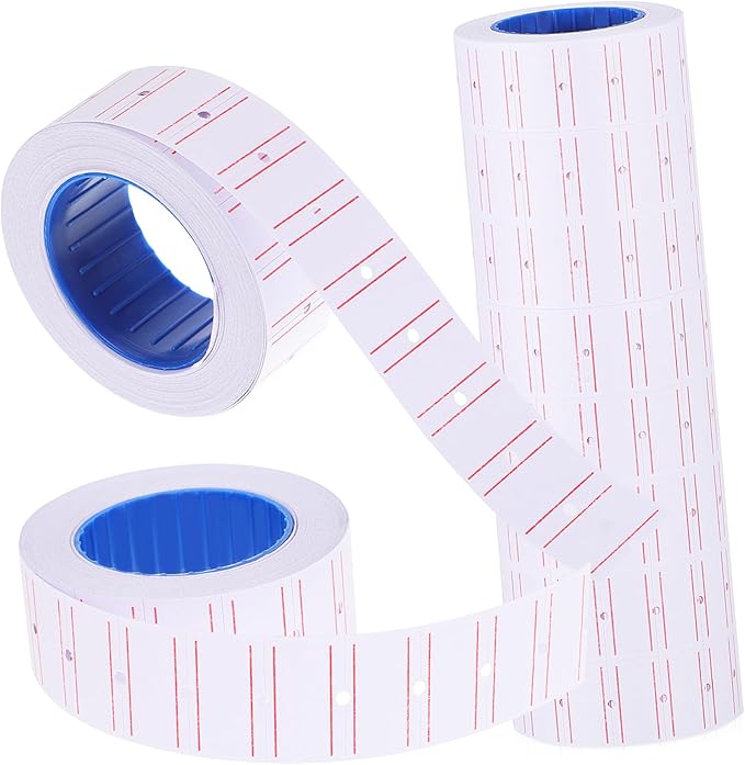 Angoily 10rolls Self-Adhesive Paper Price Label Stickers Tags Visible Retail Tags