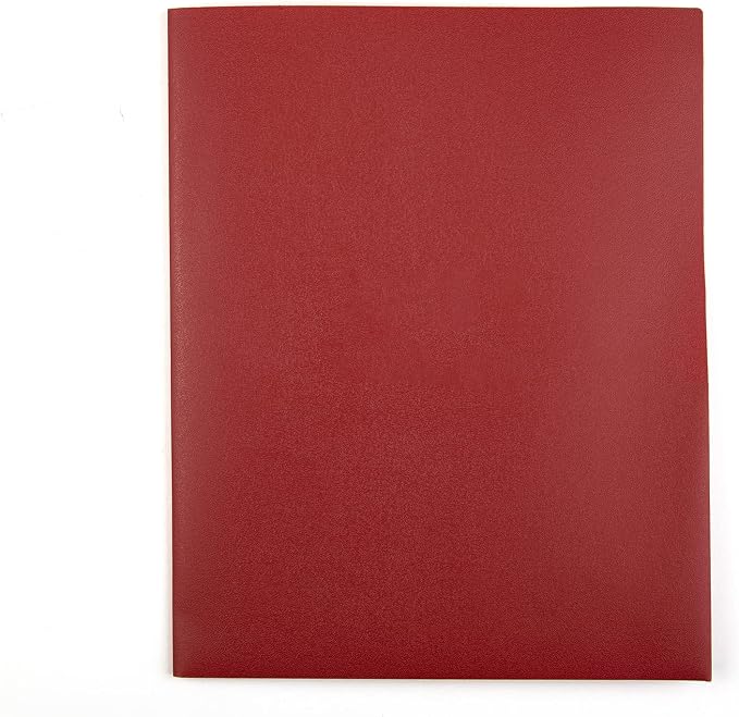 Mintra Poly Pocket Folders 3pk - Heavy Duty (Black/Blue/Red)