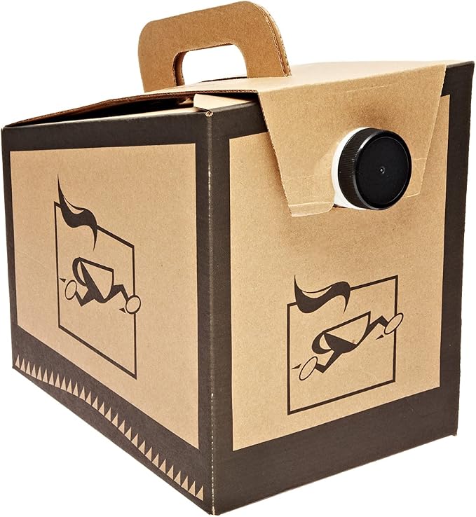 Lbp Manufacturing, Inc. Beverage On The Move Box, 96 Oz, Kraft, 25 Per Carton