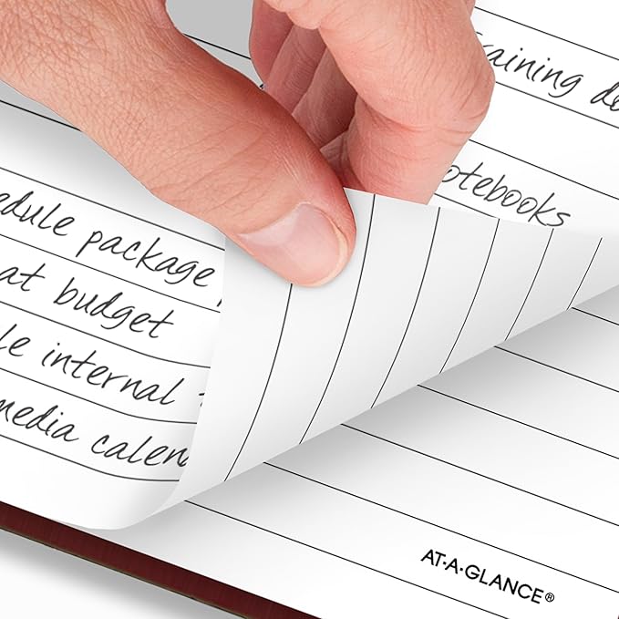 AT-A-GLANCE 2026 Diary, Standard Diary, Daily, 5" x 7-1/2", Small, 12-Month, Hardcover, Red (SD3871326)