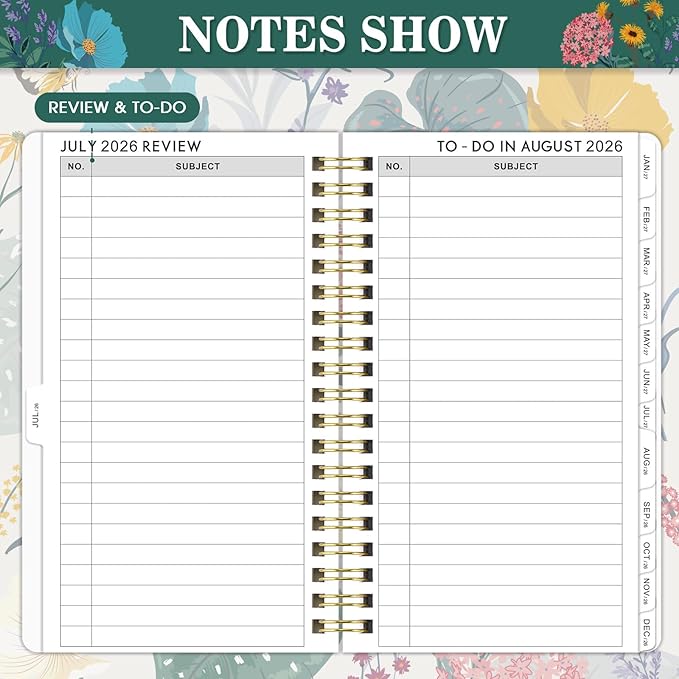 2026-2029 Pocket Calendar/Planner for Purse- July 2026 - June 2029 (36-Month Calendar), 3.8" x 6.4", 3 Year Monthly Planner with Monthly Tabs, Inner Pocket