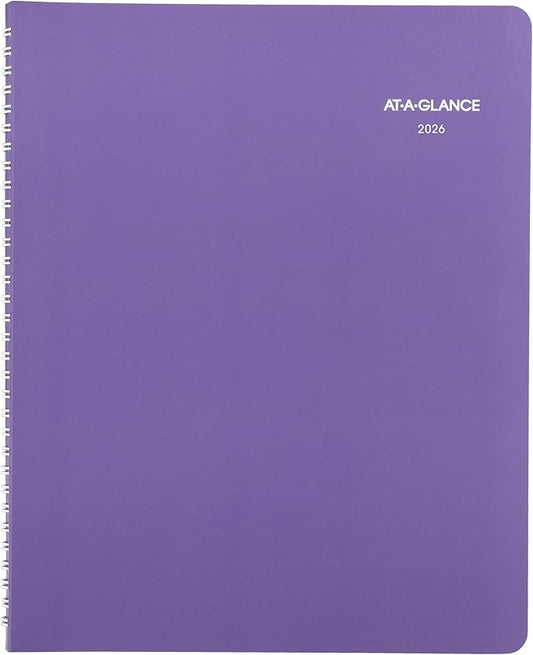 AT-A-GLANCE 2026 Planner, Weekly & Monthly, 8.5" x 11", Large, Beautiful Day (938P-905-26)