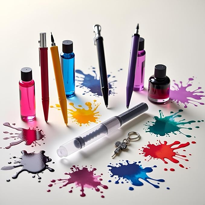 Universal Fountain Pen Ink Converter Standard Push Piston Fill InkAbsorber and Writing and Correction Supplies Pens and Refills Office Supplies