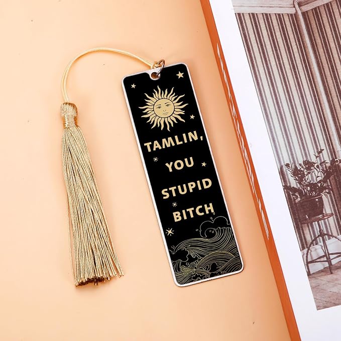 Dark Romance Merch - Book Merch for Women Men, A Court of Thorns and Roese Merch, Dark Romance Bookmarks, Tamlin You Stupid Bitch Merchandise for Book Lovers Fans Readers Book Club Gifts