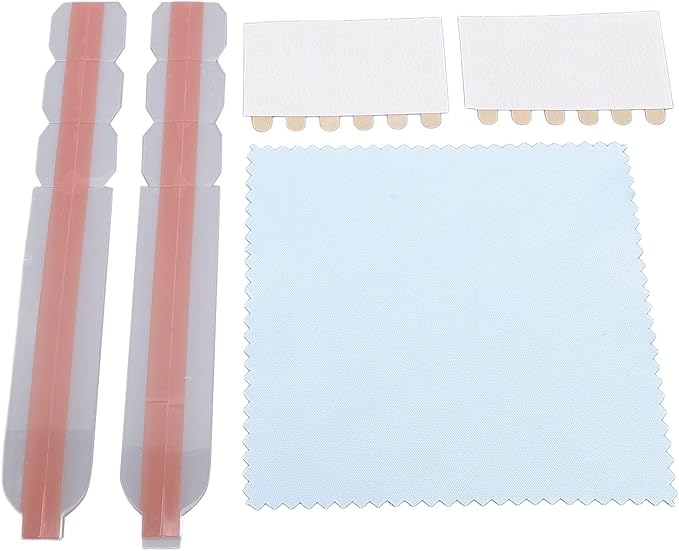 Hilitand 5 Set Filter Adhesive Strips, Computer Screen Mounting Accessories Double Sided Adhesive Strips for Laptops and Monitors