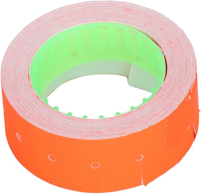 Pricing Labels, 30 Rolls 15000 Price Gun Labels for Mx-5500 M5500 White Price Marker Stickers Label Paper Tag Labels 21x12mm(Red)