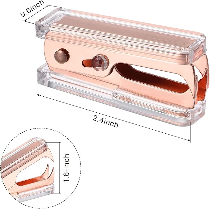 YOKIVE 1 Pcs Staple Remover, Office Staplers Puller | Easily Remove Staples Great for Office Home Desktop Accessories (Rose Gold)