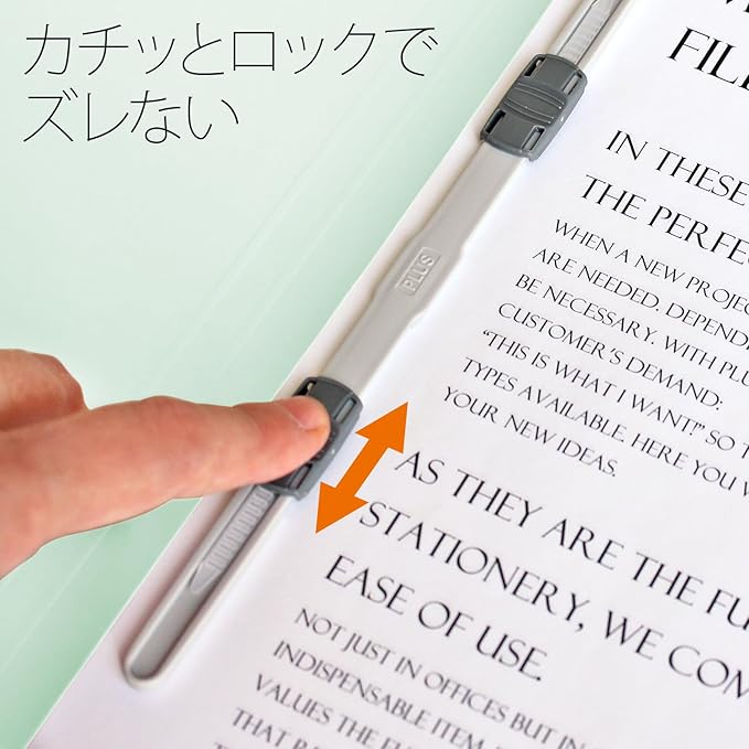 Plus Flat File, Resin Jig, Thick Binding, 10.8 inches (300 mm), A4, Vertical, Blue, 10 Books, No.021NW, 79-045 x 10
