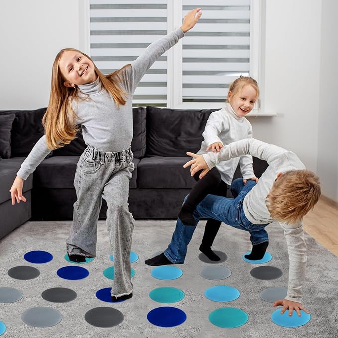 50 pcs Spot Markers Carpet Floor Spots Markers 5 Colors (Includes Blue) for Classroom Decoration, for Flexible Carpet Dots for School Supplies for Elementary School Preschool Kindergarten Teacher