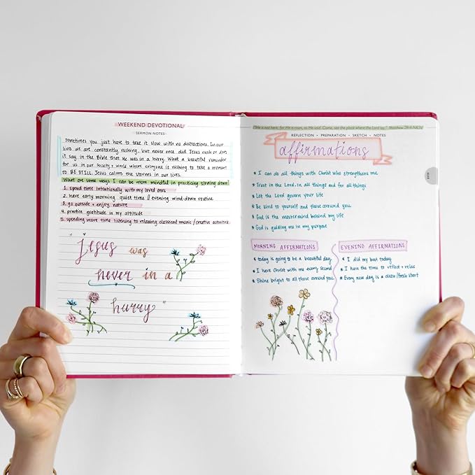 Christian Planner 2026 Daily Planner - Faith Based Monthly and Weekly Planner, Vision Board, and Habit Tracker - 2026 Calendar, Personal Organizer and Devotional Journal (Hardcover, Ultra Violet)