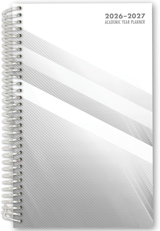 Elan Publishing Company Dated Student Planner for High School of College: Dated August 2026 - July 2027 (White)