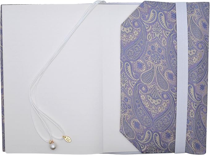 BLBMH 6x9 Bible Book Cover for Women, Non-Stretch Fabric Protector for Paperback, Soft Cloth Sleeve with Bookmark for Journals Notebooks | Privacy Reading Gift - HY Purple