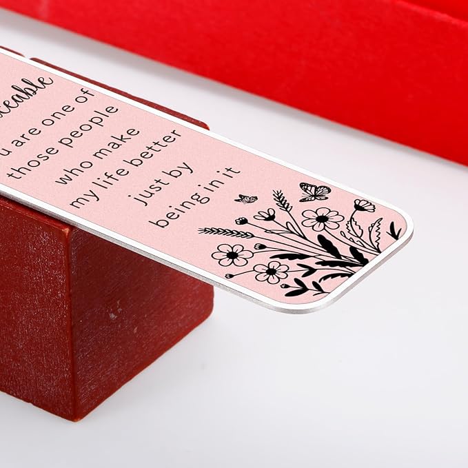 Friend Bookmark Gifts for Friends Women Galentines Day Gifts for Her Friendship Bestie Gift for Women Birthday Long Distance Friendship Gift for Bestfriend BFF Valentines Thoughtful Present for Female