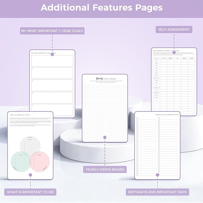 2026-2027 Weekly and Monthly Academic Planner Calendar, July 2026 - June 2027, 5.8" x 8.3", Soft Cover Daily Agenda Planner with Inner Pocket, 100GSM Paper, Office Desk Accessories and School Supplies