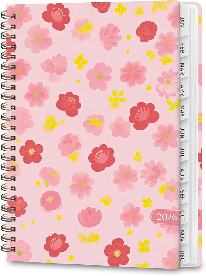 2026 Planner, Weekly and Monthly Calendar Academic Planner, Jan 2026 - Dec 2026, Planning Agenda Book for Desk Accessories and School Supplies - A5 (6.3'' x 8.5'')