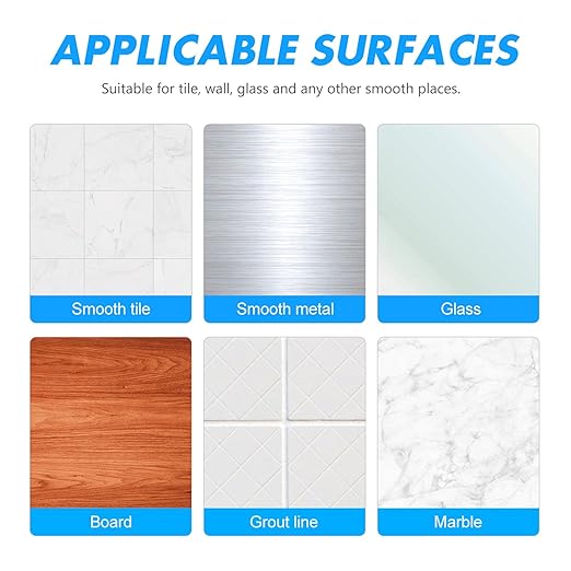 DOITOOL 50pcs Double-Sided Adhesive Tape Strips 4.7 X 1.7cm Waterproof No-Trace Sticky Mounting Tape for Hooks and Wall Fixing in Bathroom and Office