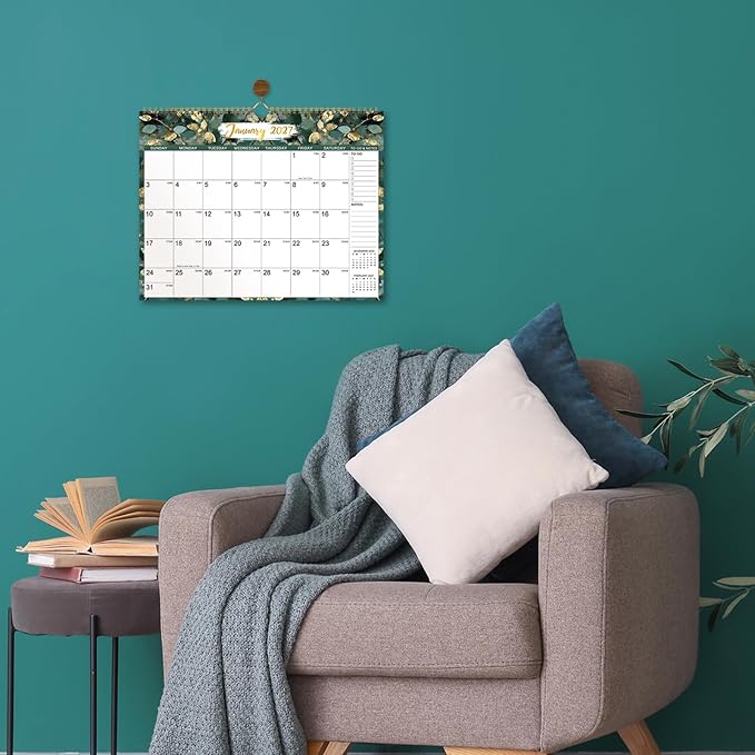 Calendar 2026-2027 - 2026-2027 Wall Calendar, Jul 2026 - Dec 2027, Large Wall Calendar 2026-2027, 15" x 11.5", 18 Months Calendar 26-27 Large with Hook, Notes & To-do List, Perfect for Organizing