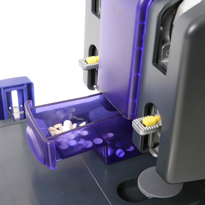 Rapesco PF220AP1 Heavy Duty Hole Punch - P2200, 150-sheet Capacity - Black/Purple