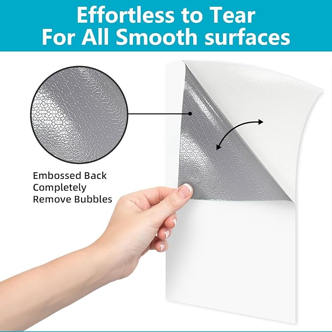 Dry Erase Board Sticker- Whiteboard Stickers-8.3''x11.7'' Removable Dry Erase Sheets- Fridge Dry Erase Paper for Wall/Desk/Refrigerator/Door/Locker/Home/Office/Classroom (White-4 Pcs)