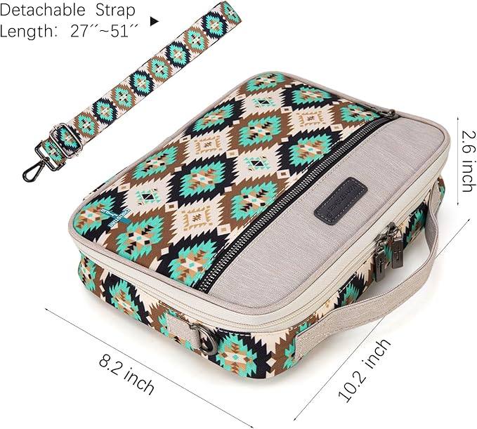 Montana West Bible Covers for Women Men with Leather Bookmark Carrying Book Case Church Bag Outdoor Protective