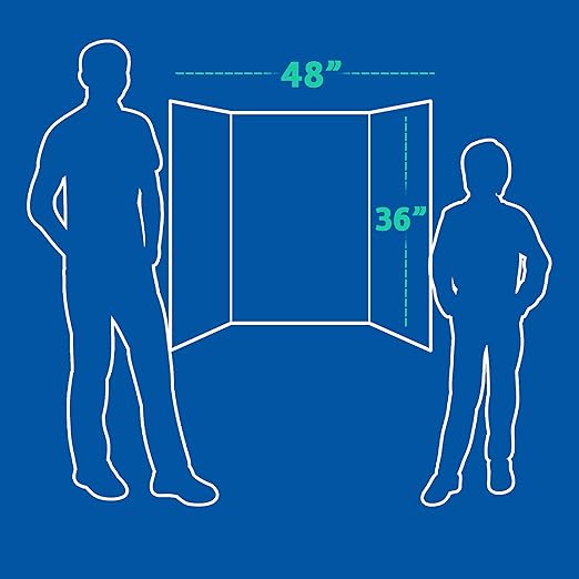 Flipside Products 36” x 48” Foam Project Boards for Presentations, Science Fair, School Projects, Event Displays and Trifold Picture Board - White 3/16" Thick - 10 Pack