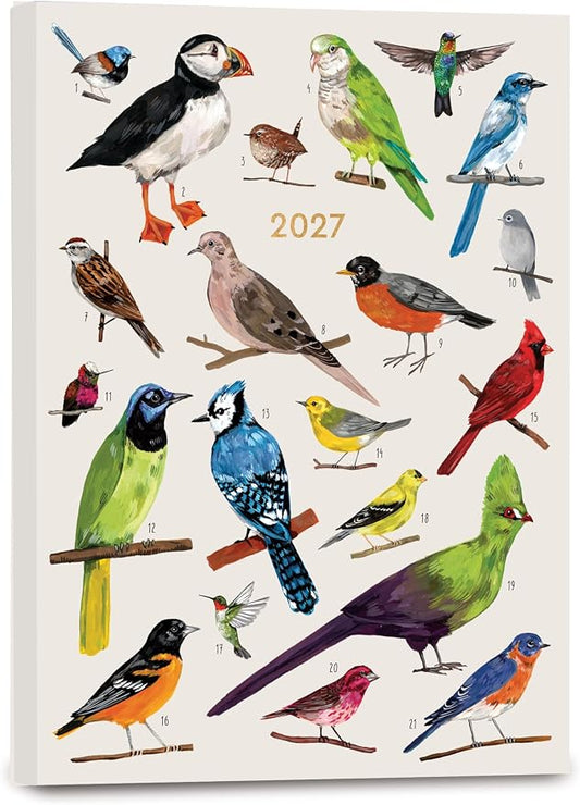 High Note 2027 Planner, 17-Month Weekly & Monthly Flexible Cover Calendar Book with Goal & Project Planning Pages, August 2026 – December 2027, 5.75" x 7.5", Orders of the Animals