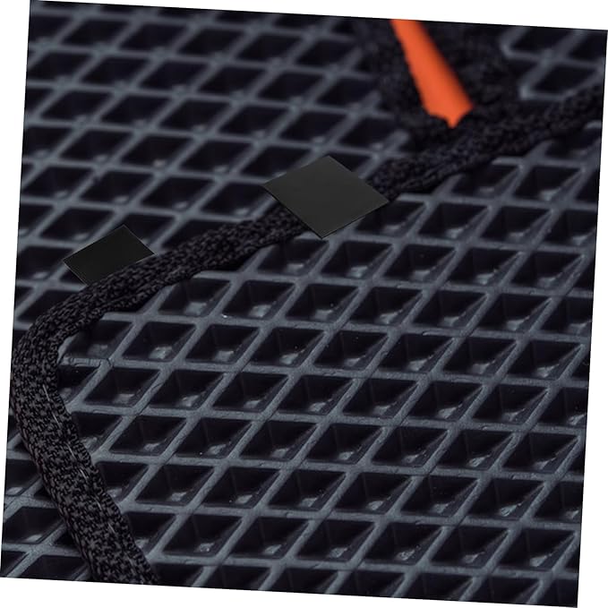 Alipis 20pcs Automobile Double-Sided Self-Adhesive Tape Hook and Loop Strips Adhesive Car Foot Mat Fastener Strong Grip Interlocking Tape for Carpet Gripper