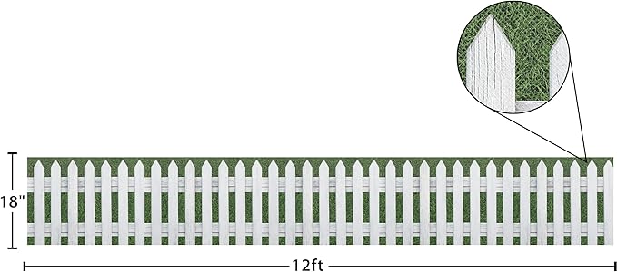 Teacher Created Resources Fun Size White Picket Fence Better Than Paper® Bulletin Board Roll (TCR77467)