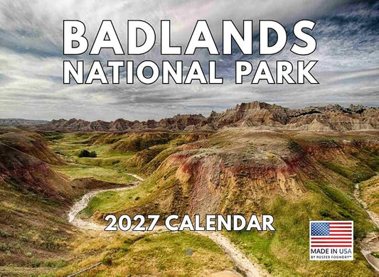 Badlands National Park Calendar 2027 Monthly Wall Calender 12 Month