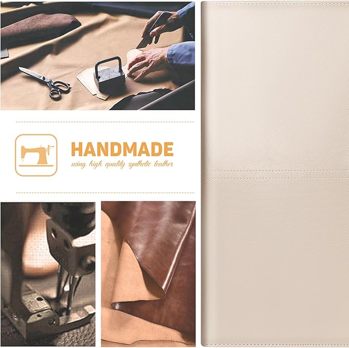 Toplive Executive Resume Padfolio Folder Business Portfolio Interview Presentation Legal Writing Pad Organizer with Card Holder Document Sleeve for Men Women, Gold