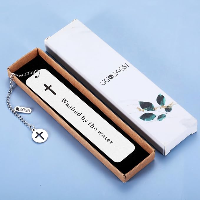 Baptism Gifts for Girl Boys Bookmark Gift for First Communion Christening Gifts for Goddaughter Godson Godchild Baby Girl Adult Baptism Gifts for Women Men Friends Catholic Gifts Religious Bookmarks