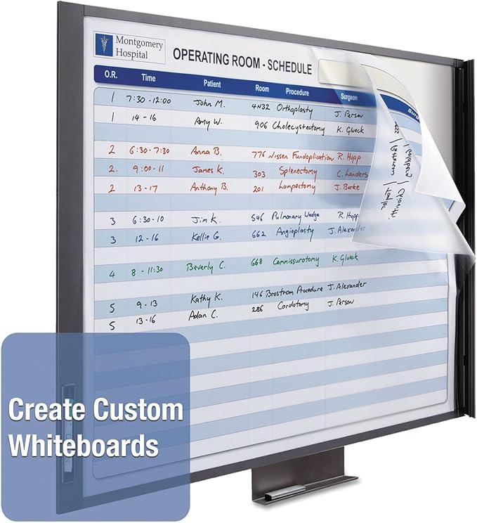 Quartet Inview Custom Whiteboard, 47.5 x 35 Inches, .5 Inch Graphite Frame (72981)