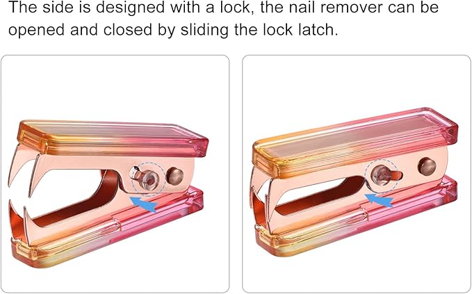 MECCANIXITY Staple Remover Tool, Staplers Puller with Acrylic Body Metal Jaws for Office Home Desktop Accessories Colored