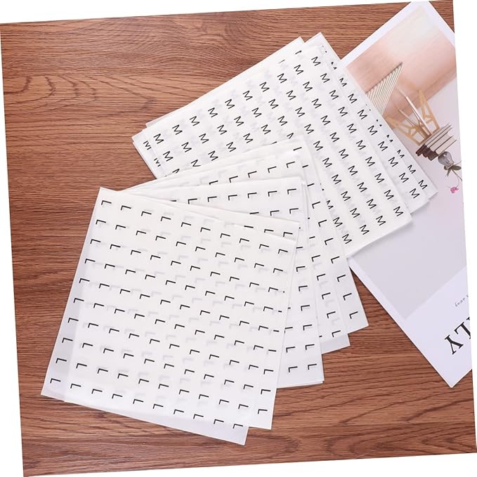 1000pc Clothing Labels Stickers Round White Bottom Stickers Xs s for Clothes Shoes and Hats Easy to Use and Identify for Merchants and Manufacturers