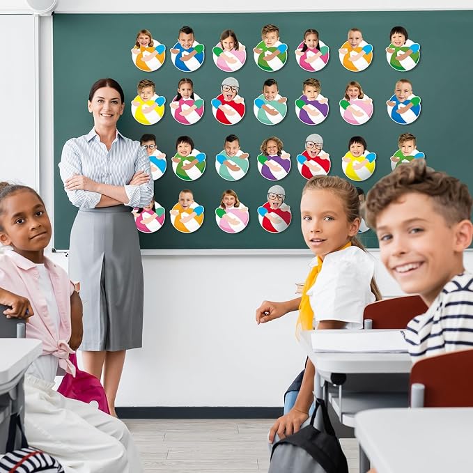 gisgfim 80Pcs Summer Cutouts Beach Ball Decorations Bulletin Board Pool Ball Paper Cut-Outs Classroom Decor for DIY Craft Photo Wall Hawaiian Beach Pool Kindergarten Preschool Party Favor Supply
