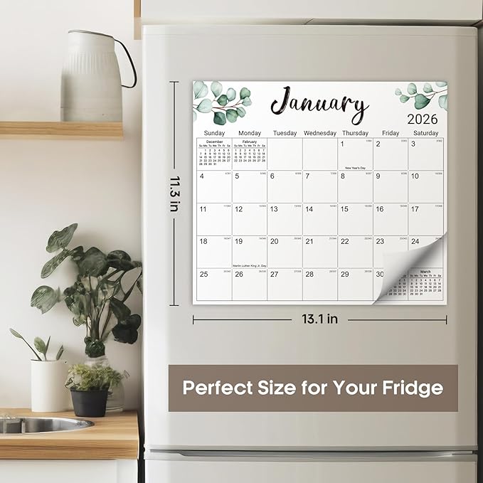 Magnetic Calendar and Academic Planner