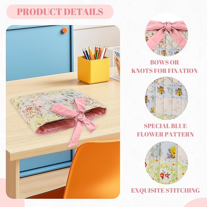 Bible Cover Case for Women,Large Bible Tote Bags for Women Organizer Quilted Bible Carrying Case(new) (Splicing Flower)