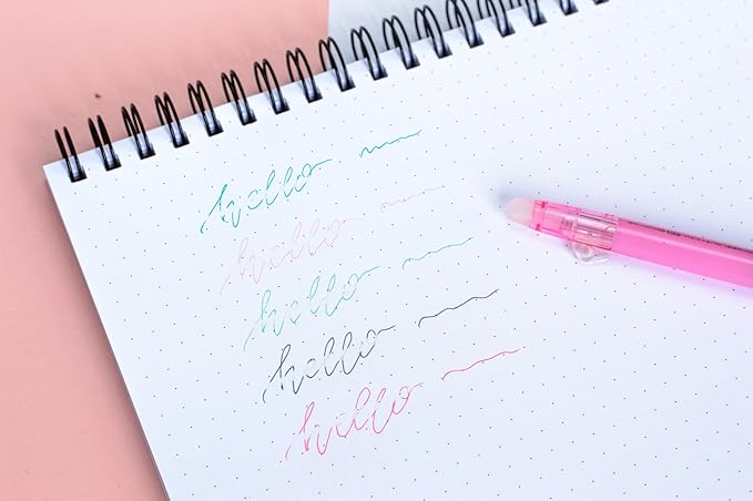 Pilot Frixion Ball Slim 038 Ballpoint Pen, Pink (LFBS-18UFP)