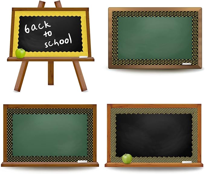 Whaline 69Ft Graduation Bulletin Board Borders Glitter Black Gold Graduation Cap Star Stripe Scalloped Bulletin Board Trim Border for School Classroom Office Desk Window Chalkboard Party Supplies