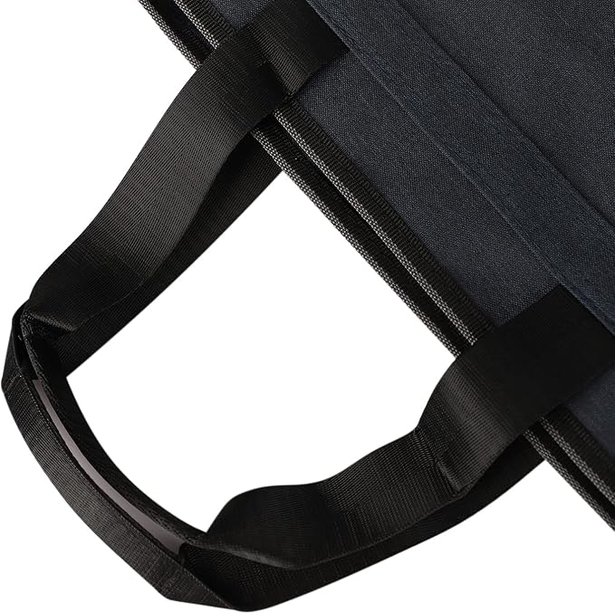 Portable Business Briefcase Zipper Bag Waterproof Durable A4 File Folder Bag Lightweight Carrying Case Handbag File Storage Organizer Holder for Office Meetings Travel