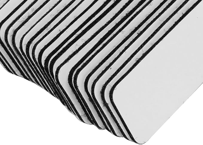 30PCS Hook and Strips, Hook and Tape, Double Side Adhesive Tape and Adhesive Strip and Double Side Hot Melt Mounting Tapes Black
