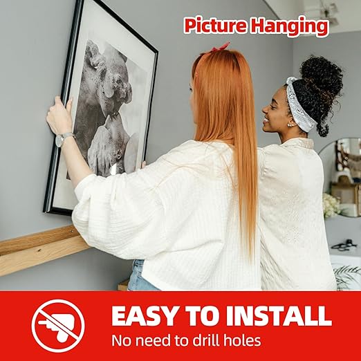 3M Double Sided Tape Heavy Duty, 2" x 9.85FT Removable Mounting Tape for Wall, Extra Strong Foam Tape, Picture Hanging Adhesive Strips Waterproof for Cars, Walls, Home, Office Décor