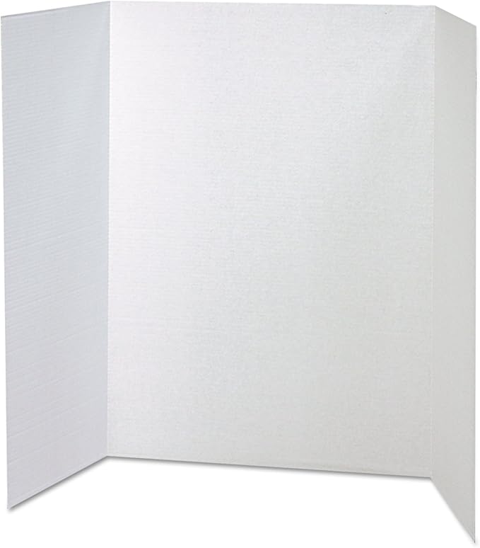 Pacon Lightweight Display Board, White (37634) (pack of 4)