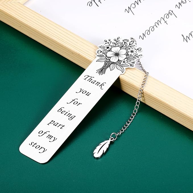 Thank You Gifts for Women Men End of School Teacher Thank You for Being Part of Story Bookmark Teacher Appreciation Gift Retirement Birthday Off to College Welcome Back to School First Day Christmas