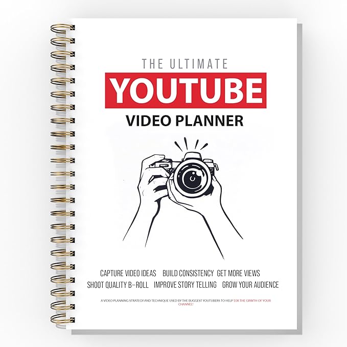 The ULTIMATE YouTube Video Planner (Hard Cover)