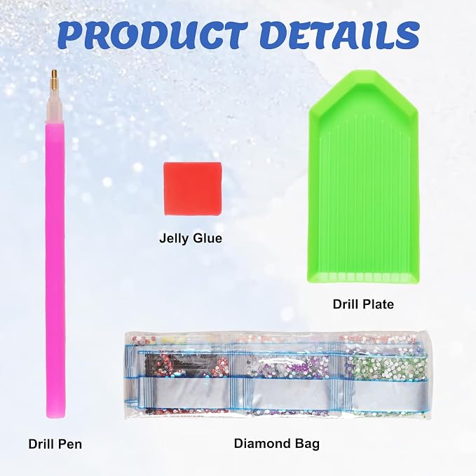 12Pcs DIY Diamond Art Bookmarks Kits Acrylic Painting Bookmarks with Rhinestone Flower Patterns Tassels for Adults Book Lover Craft Making